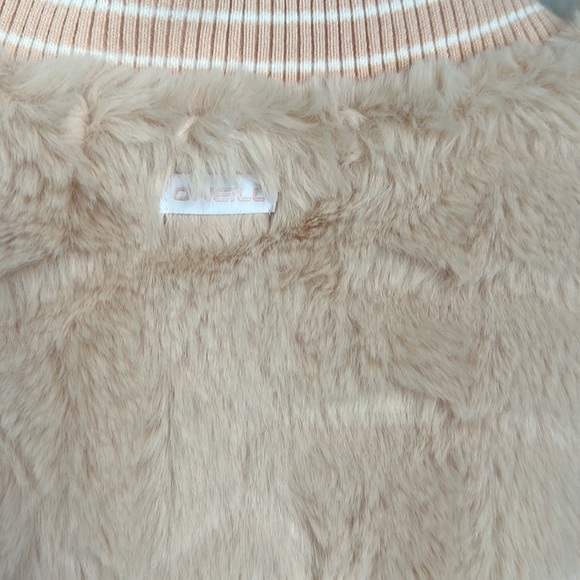 Girl’s O’Neil fur bomber jacket size M - Picture 4 of 5